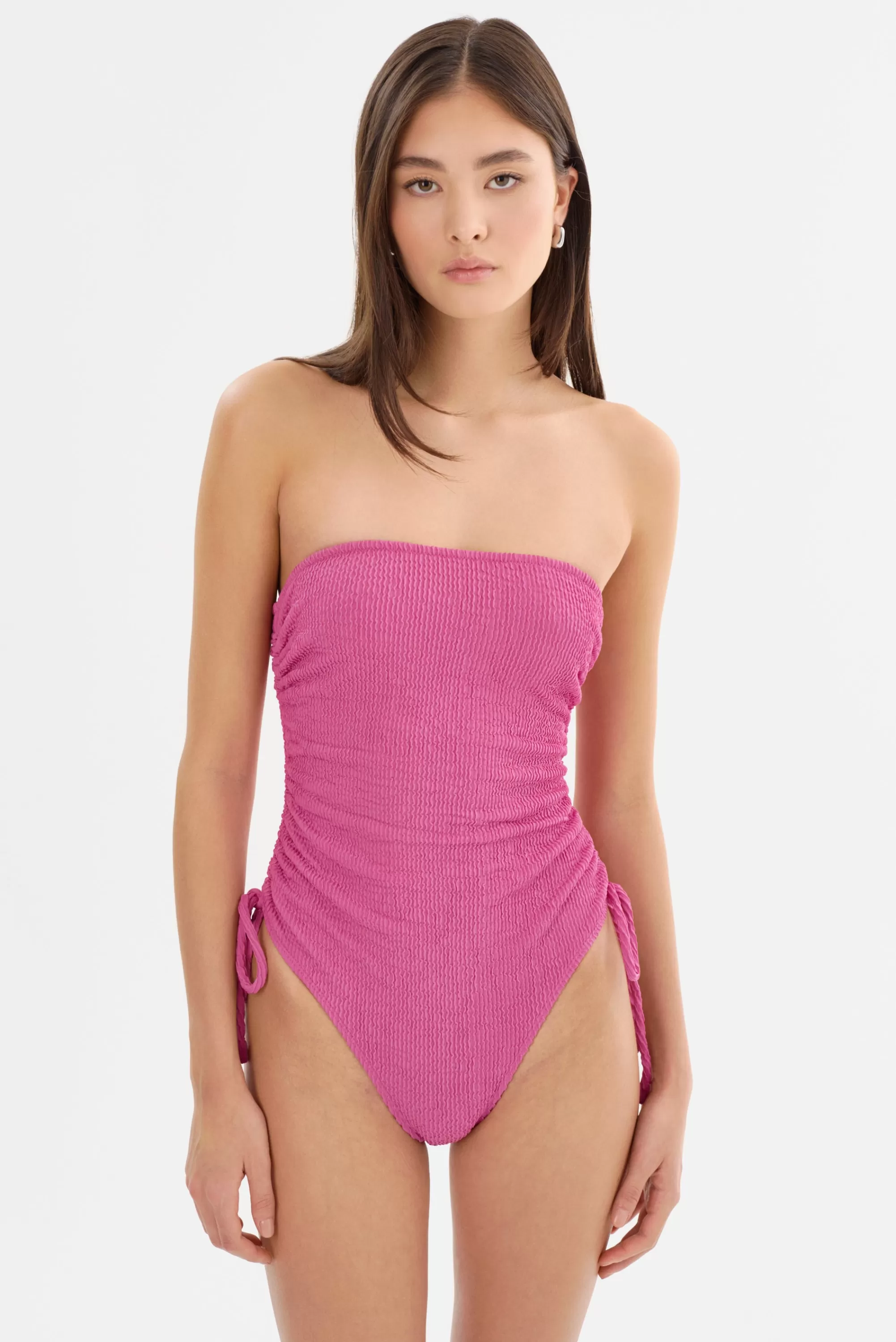 Clearance LAMARQUE ZARINA | Strapless Swimsuit Berry